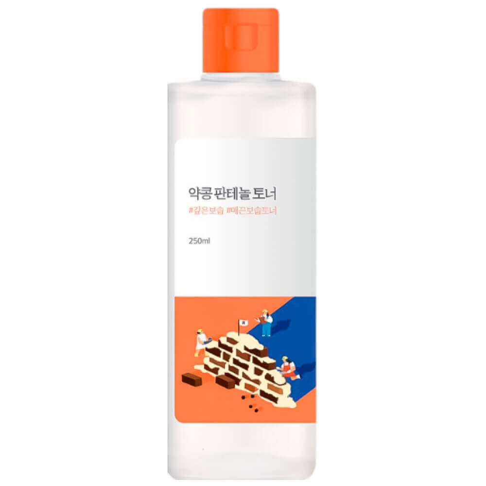 Барьерный тонер с чёрной соей и пантенолом Round Lab Soybean Panthenol Toner, 250 мл